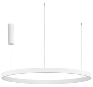 Fehér fém LED függőlámpa Nova Luce Elowen 98 cm