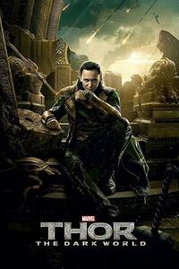 Plakát Thor 2:The Dark World - Loki, (61 x 91.5 cm)