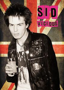 Plakát Sid Vicious - Union Jack