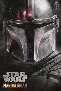 Plakát Star Wars: The Mandalorian - Helmet, (61 x 91.5 cm)