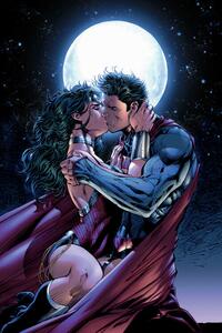 Művészi plakát Superman and Wonder Woman - Lovers, (26.7 x 40 cm)