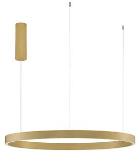 Arany fém függő LED lámpa Nova Luce Elowen 80 cm