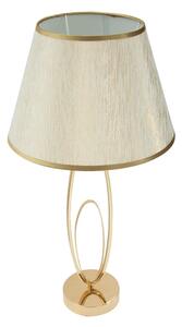 Glam Flush fehér asztali lámpa aranyszínű lámpatesttel - Mauro Ferretti