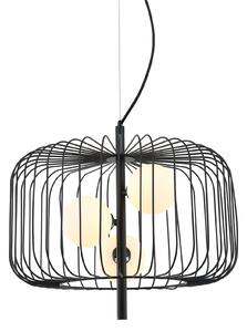 Italux modern függeszték daren fehér fekete itxmdm-3936/3 bk