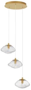 Üveg függőlámpa Nova Luce King 25 cm