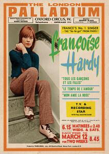 Plakát Francoise Hardy - Live at London, (59.4 x 84.1 cm)