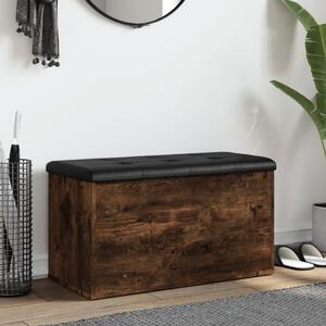 VidaXL füstös tölgy színű szerelt fa tárolópad 82 x 42 x 45 cm