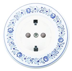 RETRO aljzat - Schuko, kerámia keret, szlovák motívum