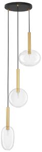 Függesztett üveglámpa Nova Luce Amelia 50 cm