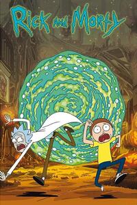Plakát Rick and Morty - Portal, (61 x 91.5 cm)