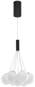 Opál fehér üveg LED függőlámpa Nova Luce Nuvole 36 cm