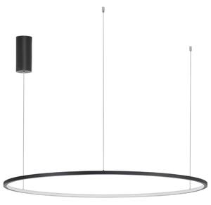 Fekete fém LED függőlámpa Nova Luce Tarquin 100 cm