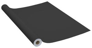 VidaXL fekete öntapadó PVC bútorfólia 500 x 90 cm