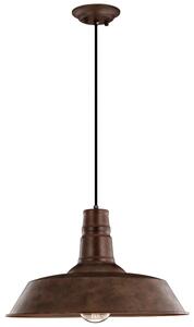 Barna fém függőlámpa Nova Luce Osteria 46 cm