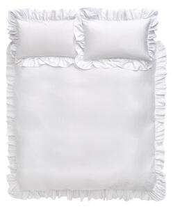 Frill fehér pamut ágyneműhuzat, 135 x 200 cm - Bianca