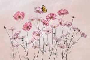 Fotográfia Cosmos and Butterfly, Lydia Jacobs, (40 x 26.7 cm)