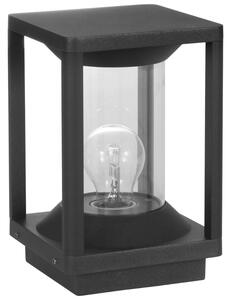 Antracit szürke fém kültéri lámpa Nova Luce Loeve 22 cm