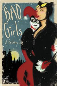 Művészi plakát Bad Girls of Gotham City, (26.7 x 40 cm)