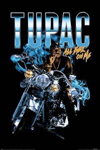 Plakát Tupac Shakur - All Eyez Motorcycle, (61 x 91.5 cm)