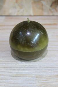 Zöld gömb alakú illatos gyertya 7,5cm