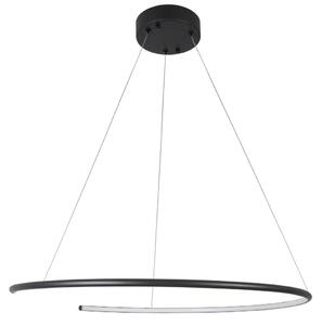 Fekete LED függőlámpa Nova Luce Breda 70 cm