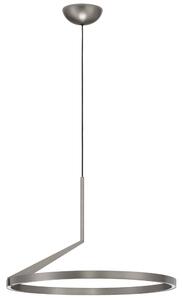 Ezüstszürke fém LED függőlámpa Nova Luce Tilia 60 cm