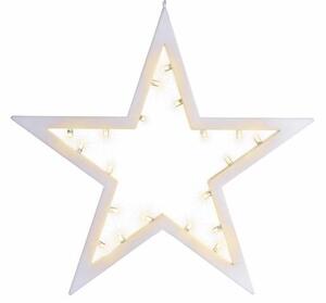 Karácsonyi csillag 25cm/20x LED - meleg fehér