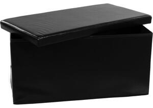 STILISTA® Összecsukható pad tároló fekete