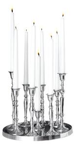 Kerzenständer II ezüst gyertyatartó 41 cm