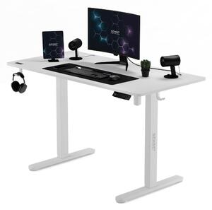 SENSE7 Állítható magasságú elektromos íróasztal Nojo 120x60 fehér