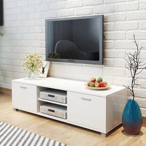 VidaXL magasfényű fehér TV-szekrény 140 x 40,3 x 34,7 cm