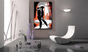 Kézzel festett vászonképek POP Art Michael Jackson mj4 (POP)