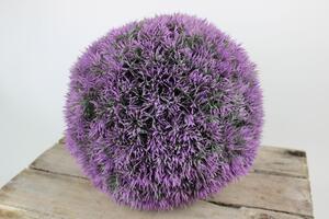 Lila mű buxusgömb 28cm