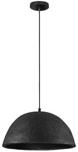 Fekete függőlámpa Nova Luce Talcum 42 cm