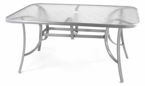 Modern kerti asztal üveglappal - Garth