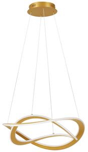 Arany fém függő LED lámpa Nova Luce Celestia 60 cm