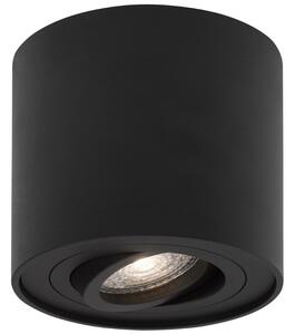 Fekete fém spotlámpa Nova Luce Gozzano 8 cm
