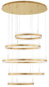 Arany fém függő LED lámpa Nova Luce Agos 106 cm