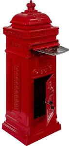 TUIN Hagyományos antik postaláda piros