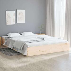 VidaXL tömör fa ágykeret 150 x 200 cm (5FT King Size)