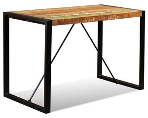 VidaXL tömör újrahasznosított fa étkezőasztal 120 cm