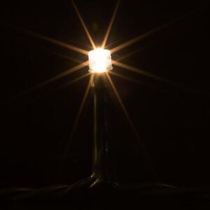 VOLTRONIC® Fényfüzér 100 LED Meleg fehér sötét