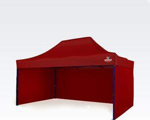 Elárusító sátor 3x4,5m - Piros