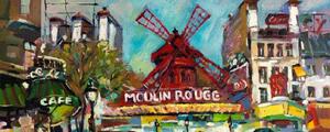 Poszter tapéta panoráma vlies Moulin Rouge