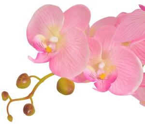 VidaXL műorchidea virágcseréppel 65 cm rózsaszín
