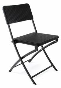 Kerti összecsukható szék GARTHEN Fekete