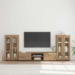 TV szekrény garnitúra FLORIN 3 pcs Artisan tölgy Faanyag