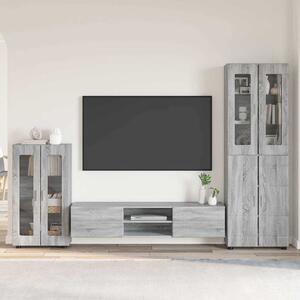 TV szekrény garnitúra FLORIN 3 pcs Szürke Sonoma Faanyag