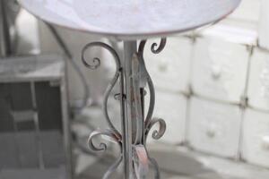 Szürke "Romance" háromlábú kisasztal 76cm