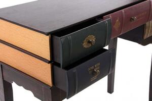 Íróasztal fa pu 110x41x90 könyv